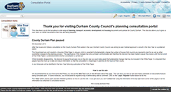 Desktop Screenshot of durhamcc-consult.limehouse.co.uk