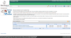 Desktop Screenshot of breckland-consult.limehouse.co.uk