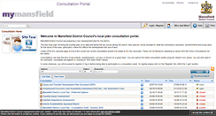 Desktop Screenshot of mansfield-consult.limehouse.co.uk