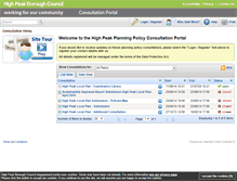 Tablet Screenshot of highpeak-consult.limehouse.co.uk